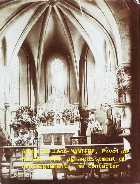 29.JPG - 29 : Eté 1915. Eglise de Wez