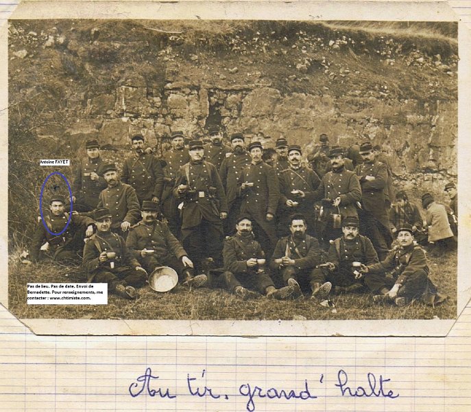 regiment27 4.jpg - Photo N° 4 : Antoine FAYET du 27e régiment d'infanterie a été fait Chevalier de la légion d'honneur en 1972....