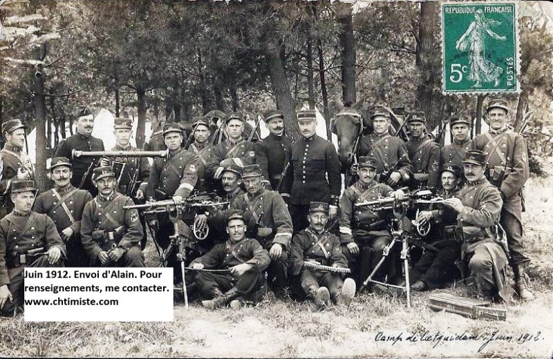 regiment47 18.JPG - Photo N° 18 : Juin 1912, camp de Coetquidam.