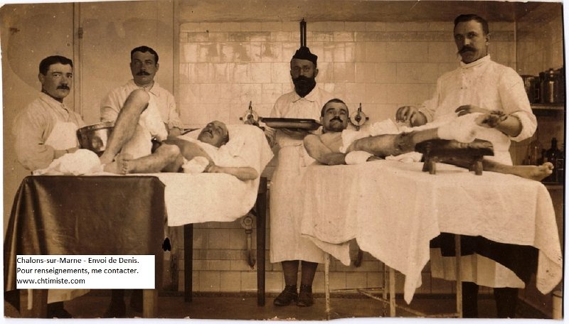 sectioninfirmiers6 7.jpg - Photo N° 7 : Photo de Henri Malère de la 6e section d’infirmier à l’hôpital militaire de Châlons-sur-Marne.