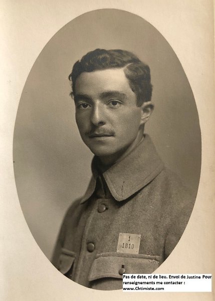 Altengrabow CHAVANON Eugene1.jpg - Eugène CHAVANON du 99e régiment d'infanterie et prisonnier au camp d’Altengrabow.