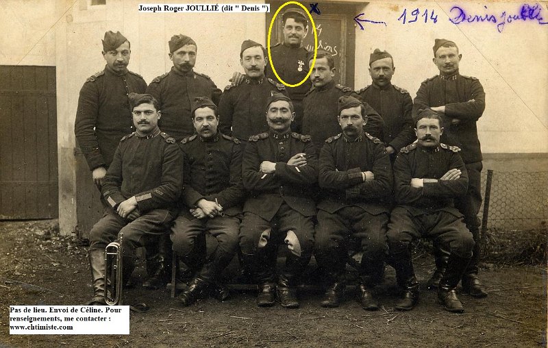 regimentdragons19 3.jpg - Photo N° 3 : Joseph Roger JOULLIÉ (dit " Denis ") du 19 ème régiment de Dragons - 1914