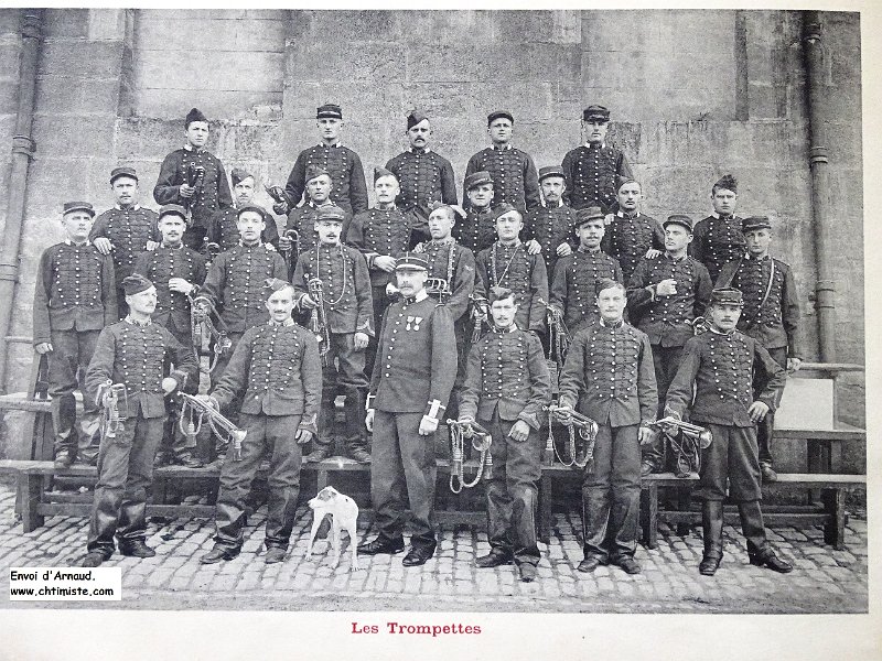 07.JPG - 7 - Les Trompettes du 9e régiment de Dragons - 1904.