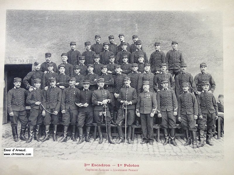 17.JPG - 17 - 3e Escadron, 1er Peloton du 9e régiment de Dragons - 1904.