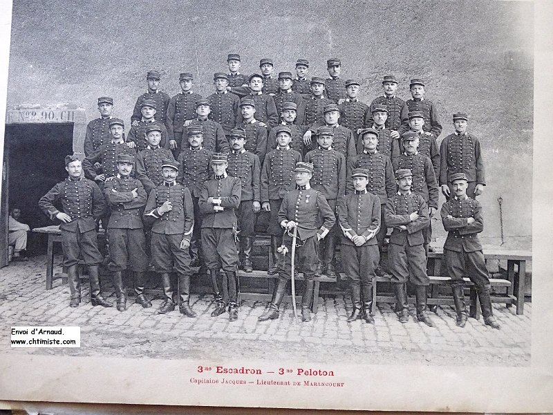 19.JPG - 19 - 3e Escadron, 3e Peloton du 9e régiment de Dragons - 1904.