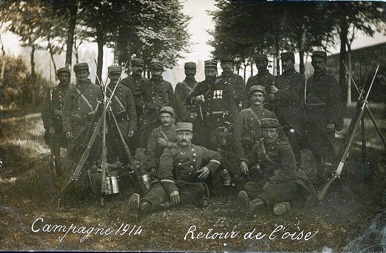 regimentterritorial29 9.jpg - Photo N° 9 : Au dos : 29e territorial, 21e compagnie, pas de date, ni de lieu. Achetée sur brocante par Rober MICUM.