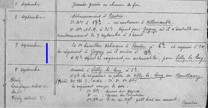 Titre : Taxis de la Marne - Description : Taxis de la Marne : Carte exacte de la concentration - 104e rgiment d'infanterie